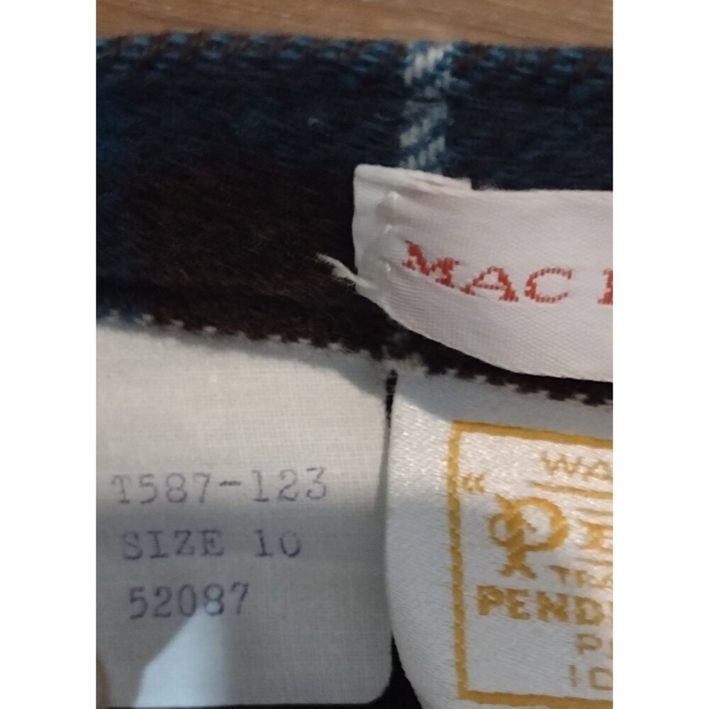 Vintage Pendleton Skirt Authentic Mac Kinnon Hunting Tartan Wool Size 10 USA - Picture 15 of 16